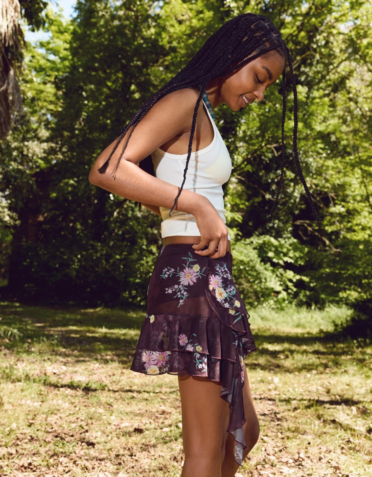 Топ из трикотажа в рубчик