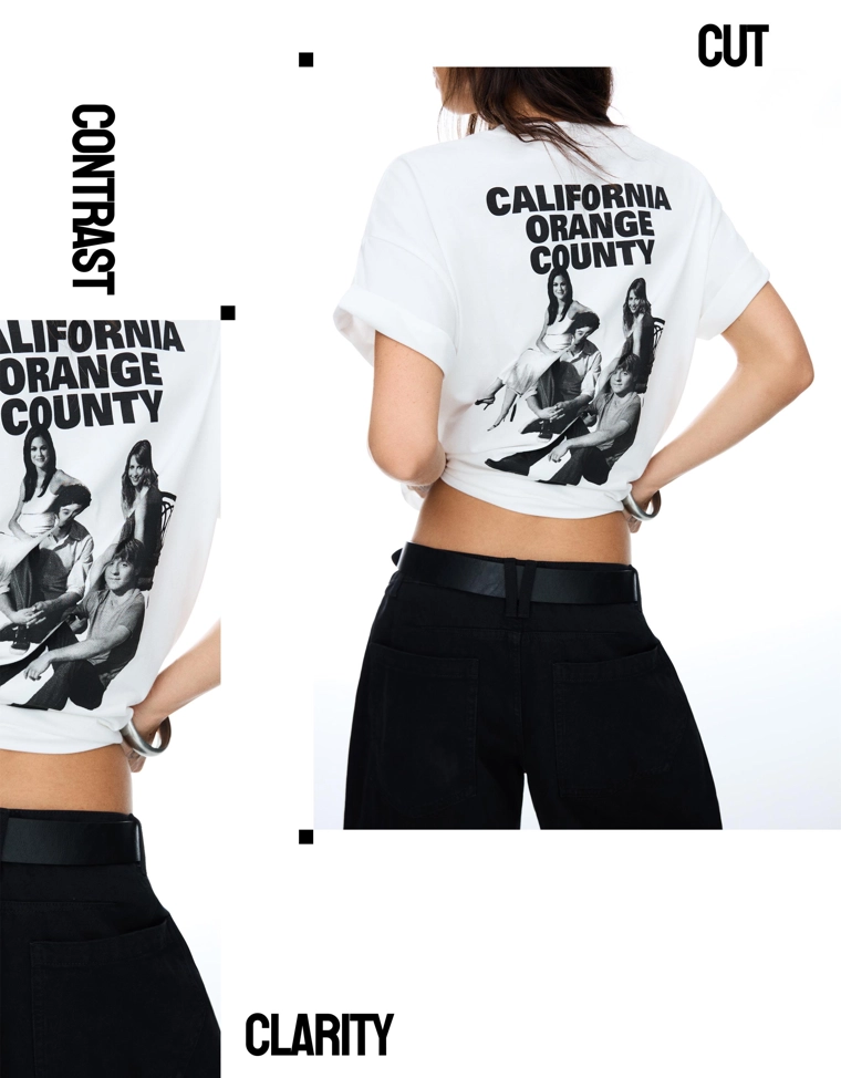 Футболка с принтом O.C. California