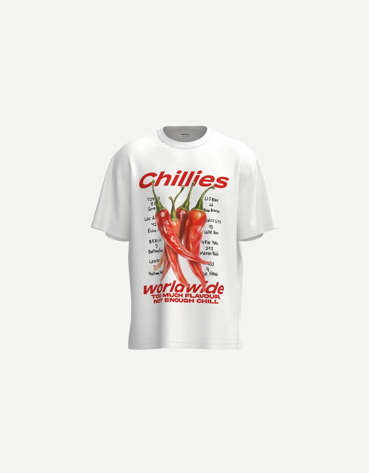 Футболка с короткими рукавами и принтом