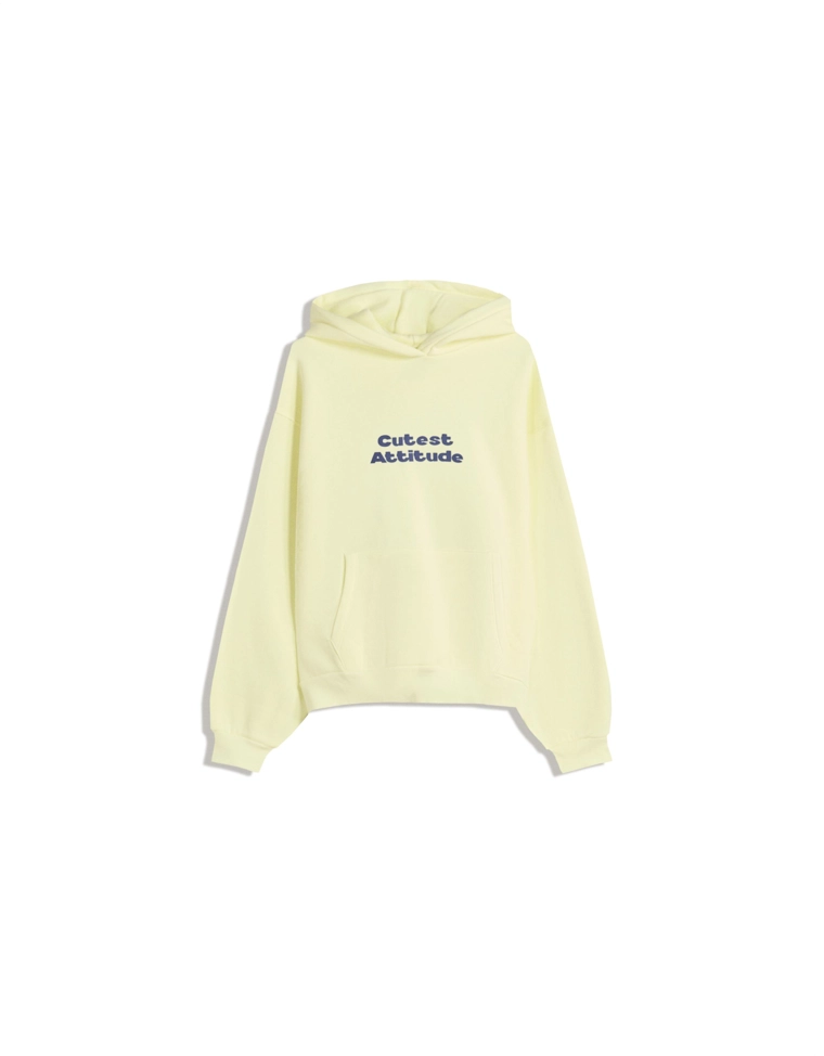 Джемпер с капюшоном и принтом