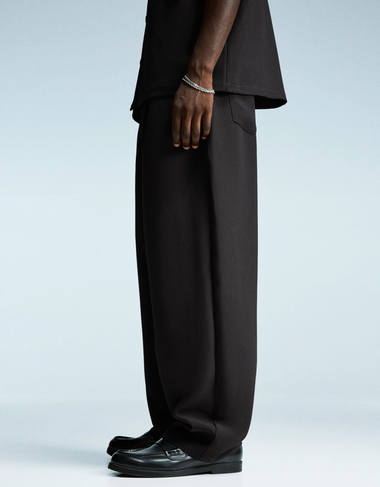 Брюки объемного свободного кроя