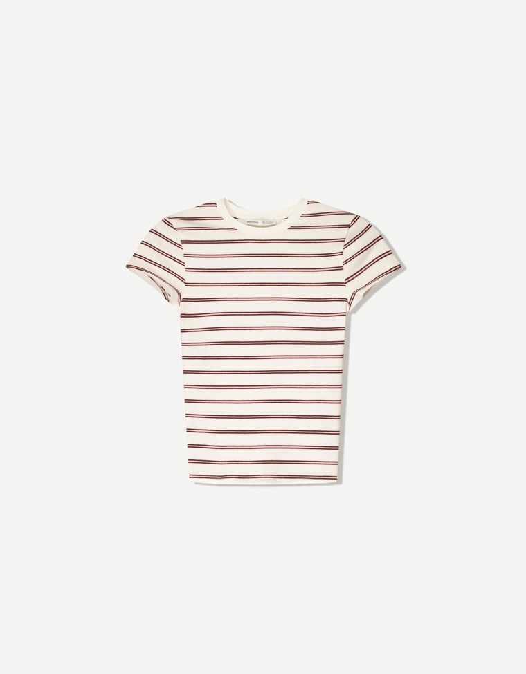 Футболка с круглым вырезом