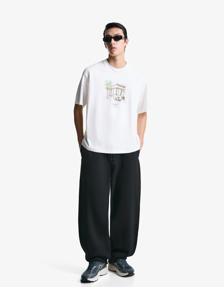 Футболка с принтом