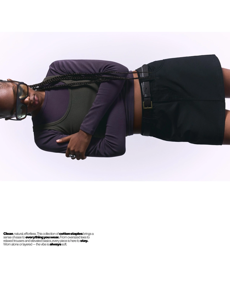 Мини-юбка с ремнем