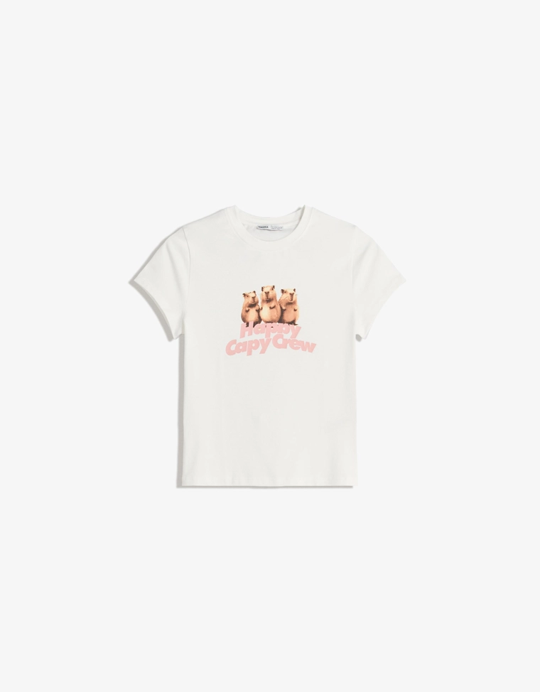 Футболка с принтом