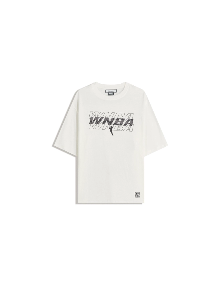 Спортивная футболка WNBA с короткими рукавами и цифровым принтом