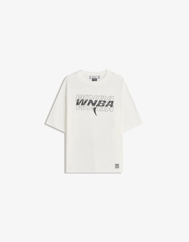 Спортивная футболка WNBA с короткими рукавами и цифровым принтом