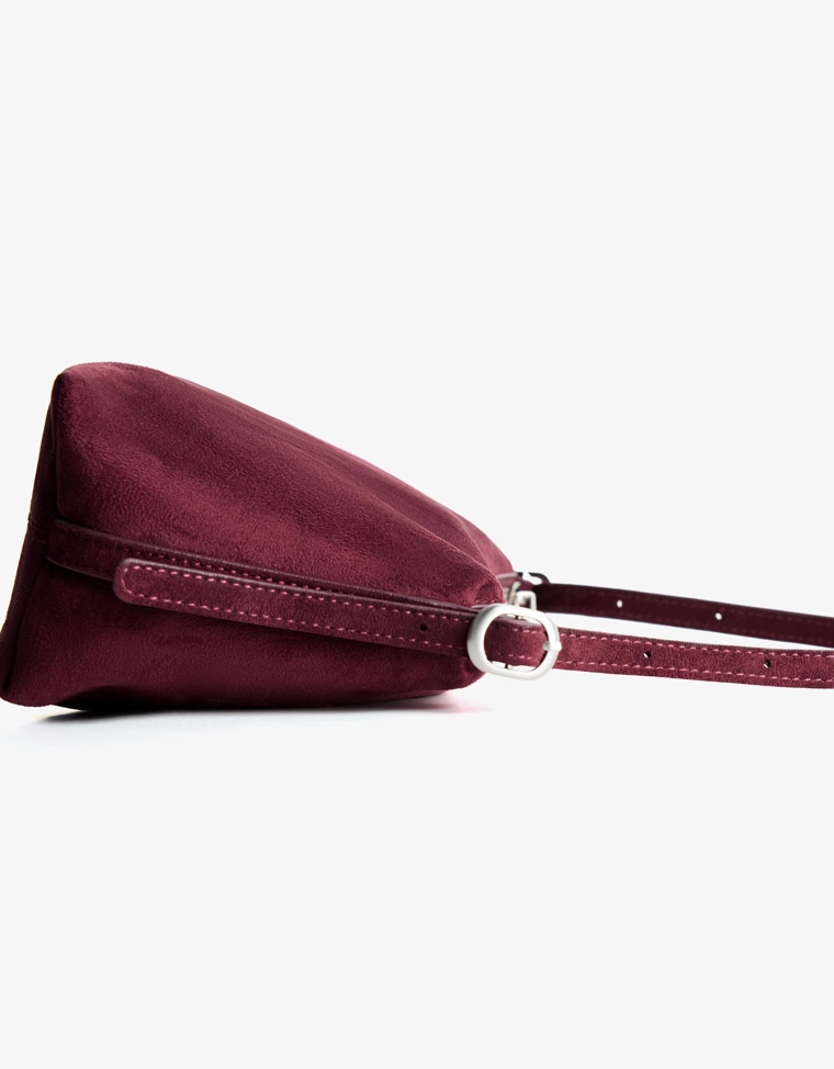 Мини-сумка из искусственной замши