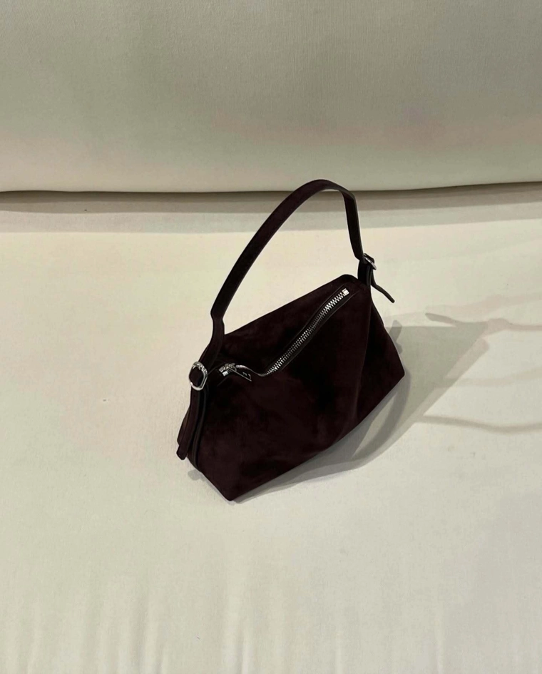 Мини-сумка из искусственной замши