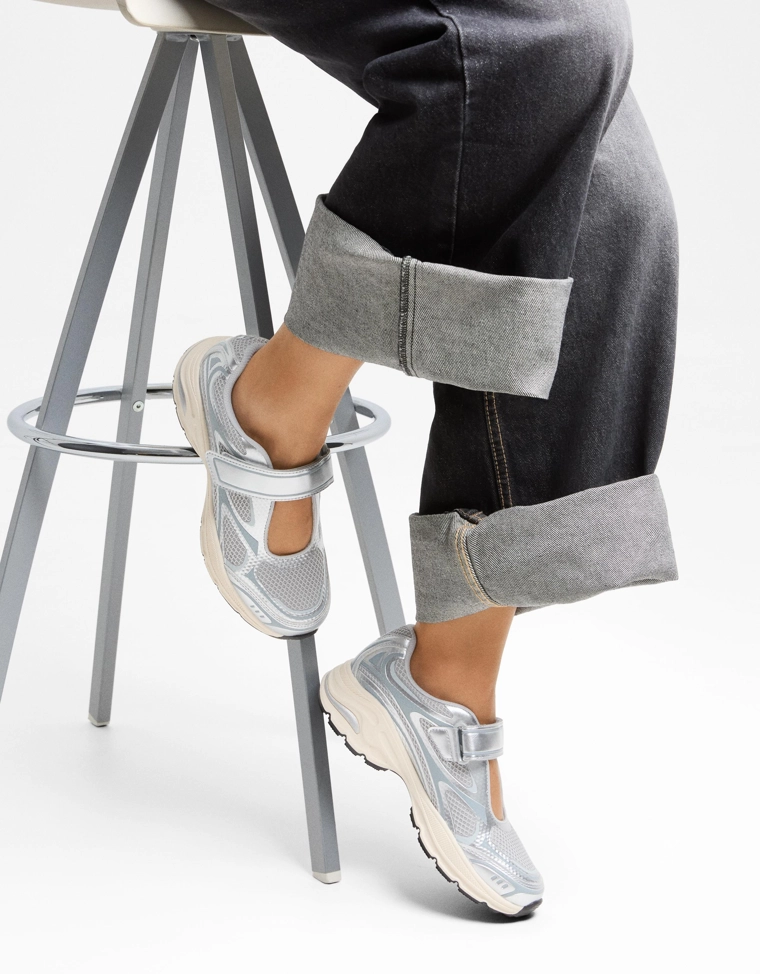 Металлическая мини-юбка