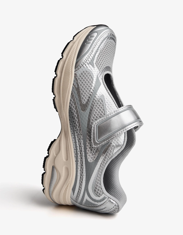 Металлическая мини-юбка