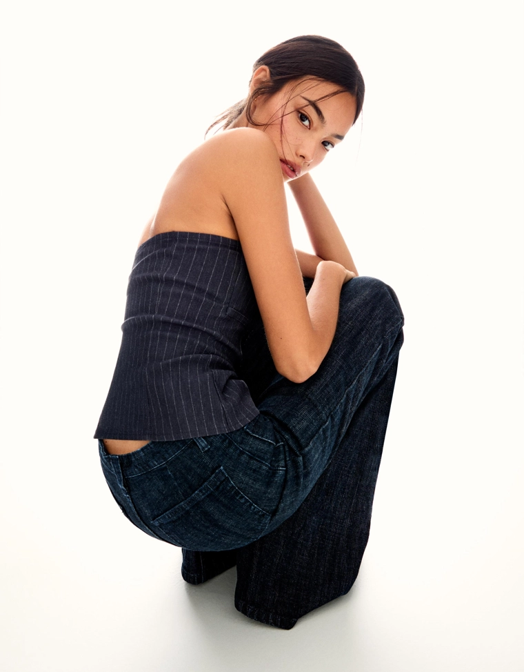 Топ бандо с поясом