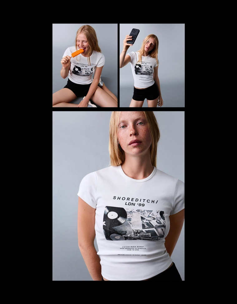 Футболка с принтом