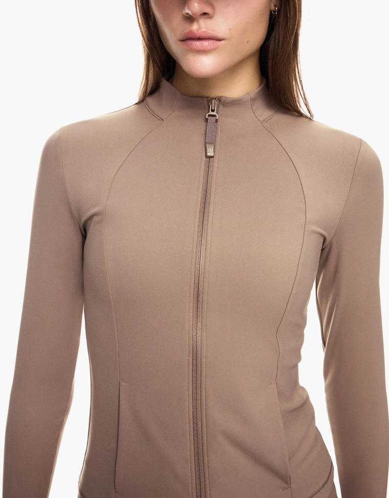 Куртка из быстросохнущей и дышащей ткани с молнией