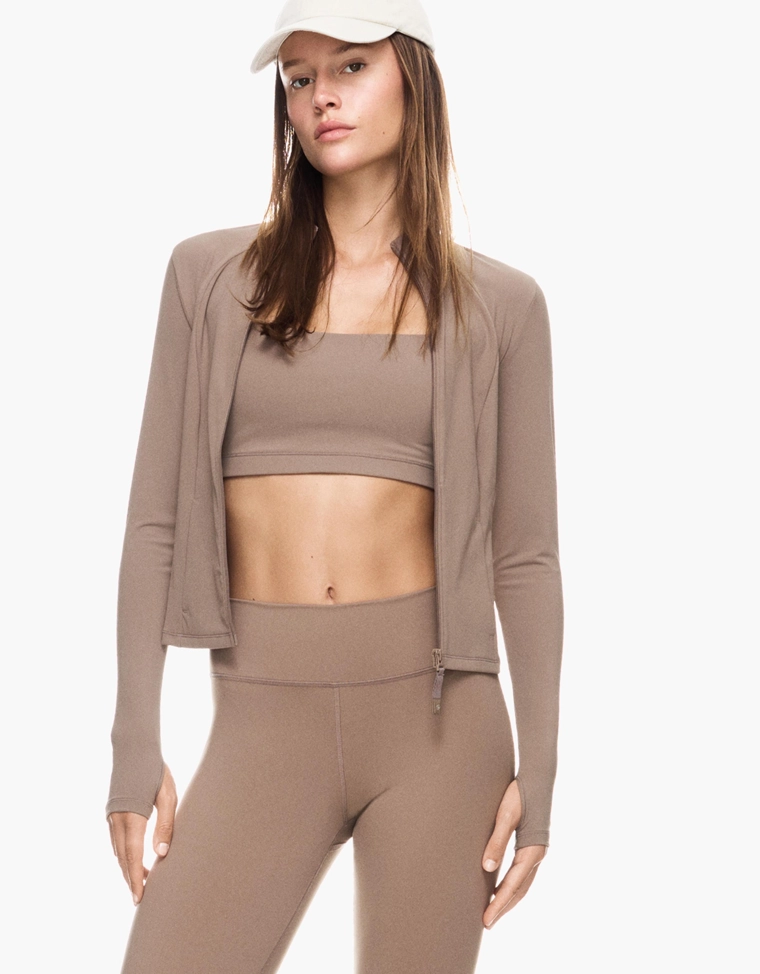 Куртка из быстросохнущей и дышащей ткани с молнией