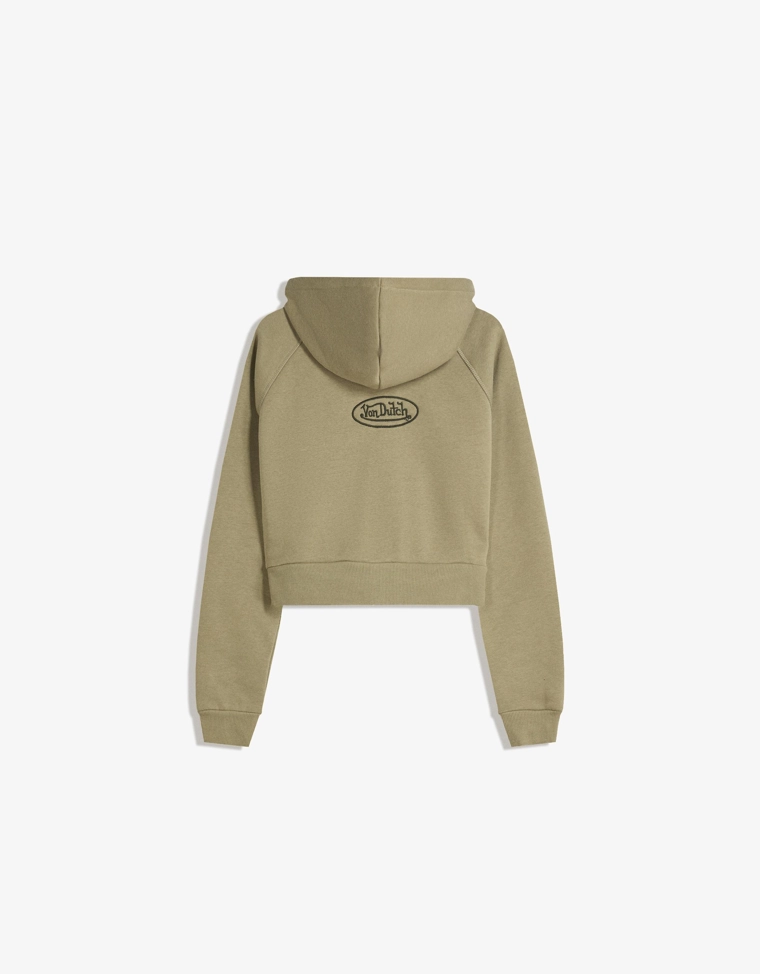 Толстовка Von Dutch на молнии с принтом