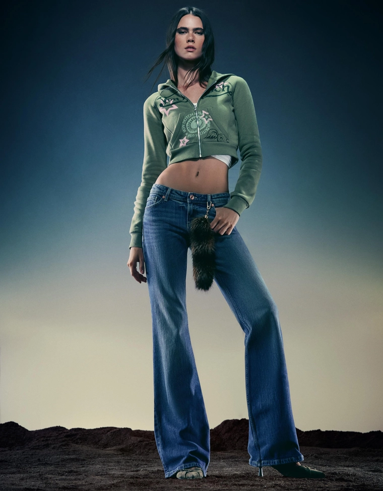 Толстовка Von Dutch на молнии с принтом