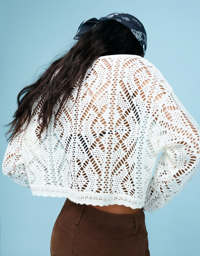 Свитер в стиле рустик