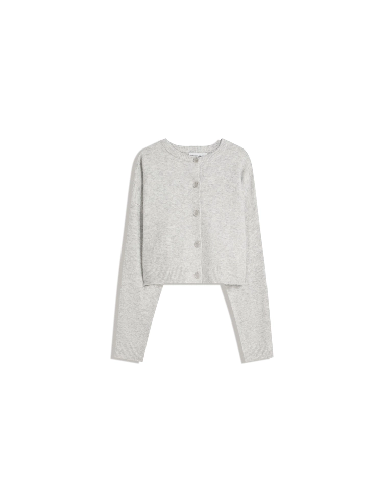 Куртка с пуговицами из мягкой ткани