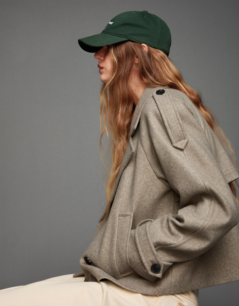 Тренч из мягкого материала