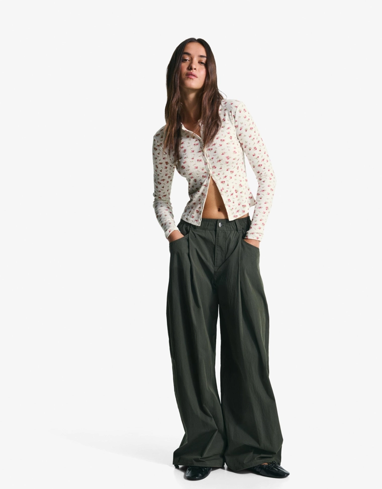 Куртка с ажурным принтом