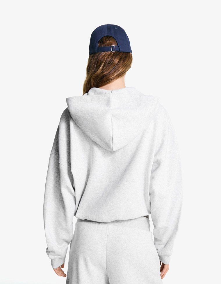 Худи кроя оверсайз на молнии