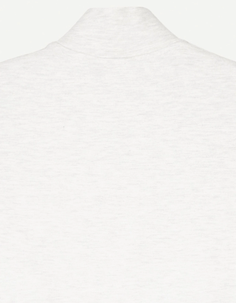 Толстовка с высоким воротником и молнией