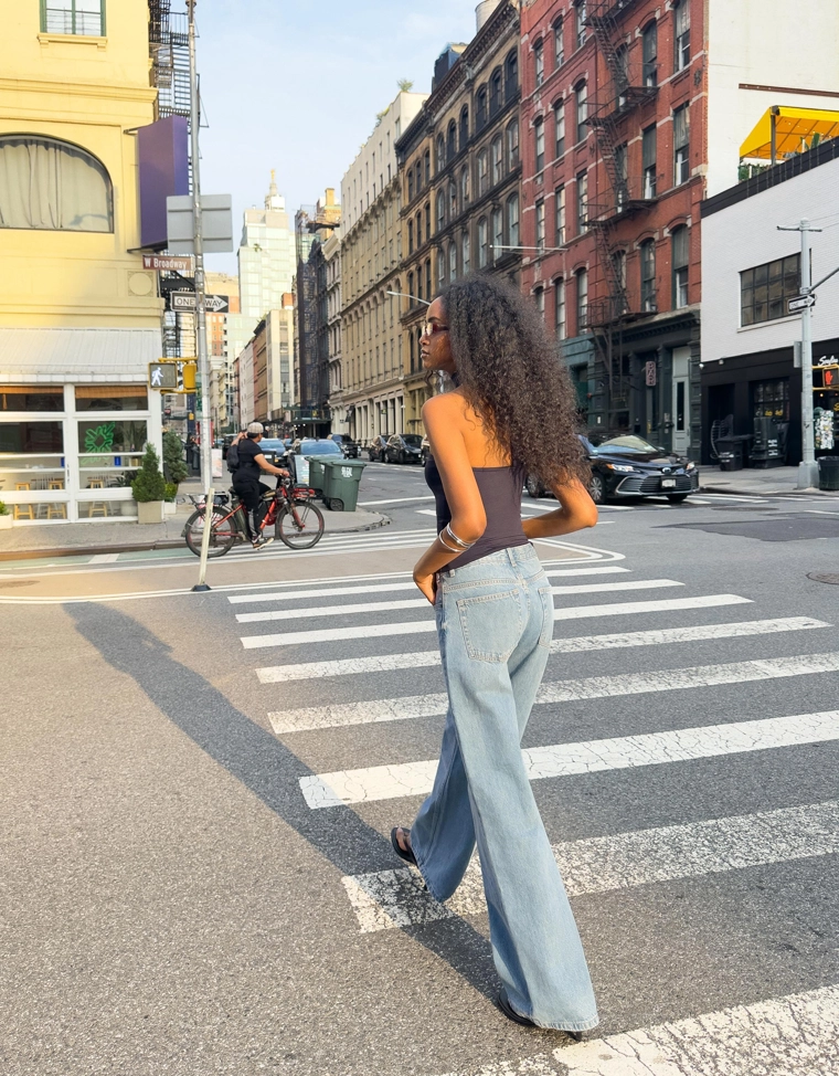 Топ бандо с шарфом