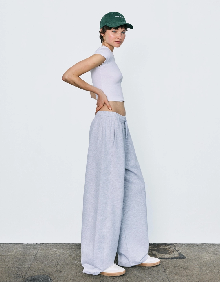 Брюки barrel из мягкой ткани