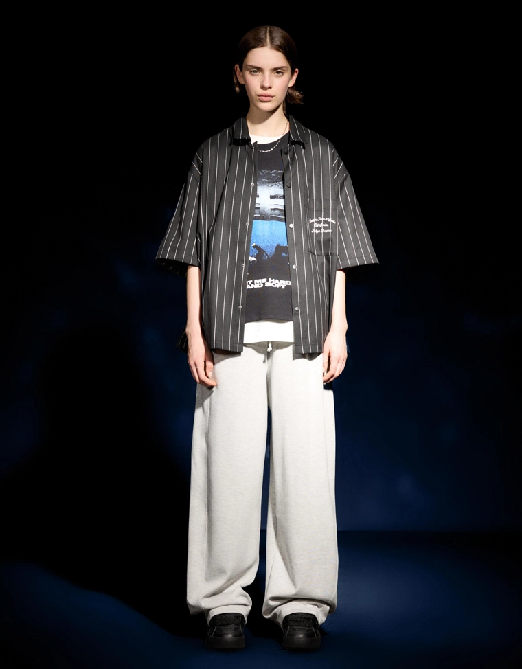 Брюки barrel из мягкой ткани