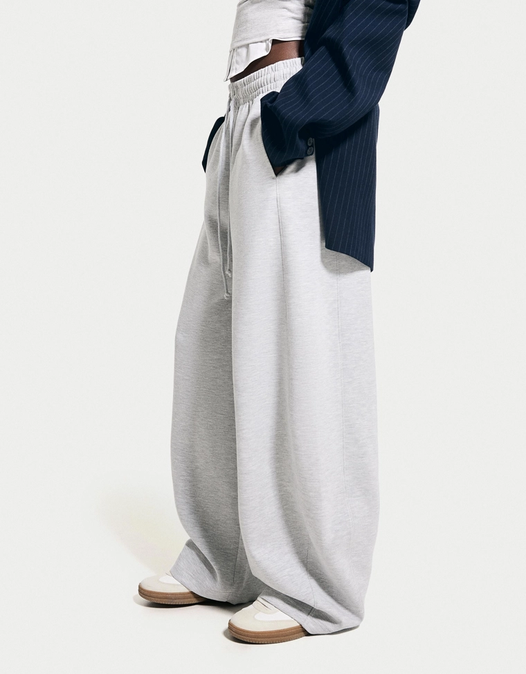 Брюки barrel из мягкой ткани