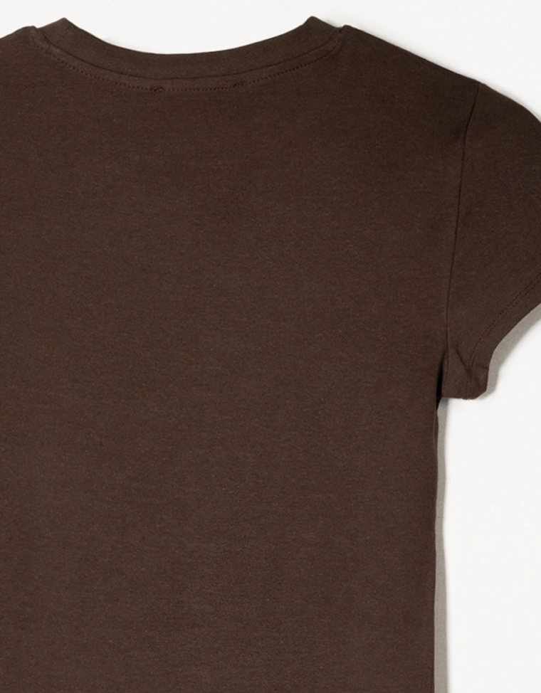 Футболка с круглым вырезом