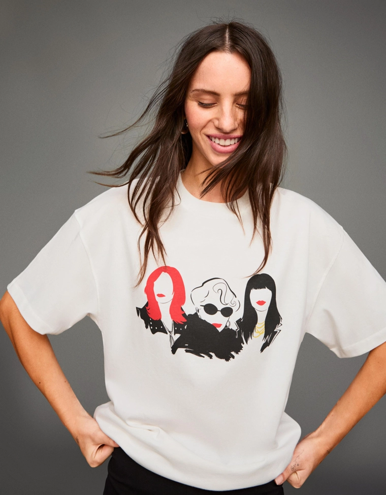 Футболка «Дьявол носит Prada» с короткими рукавами и принтом