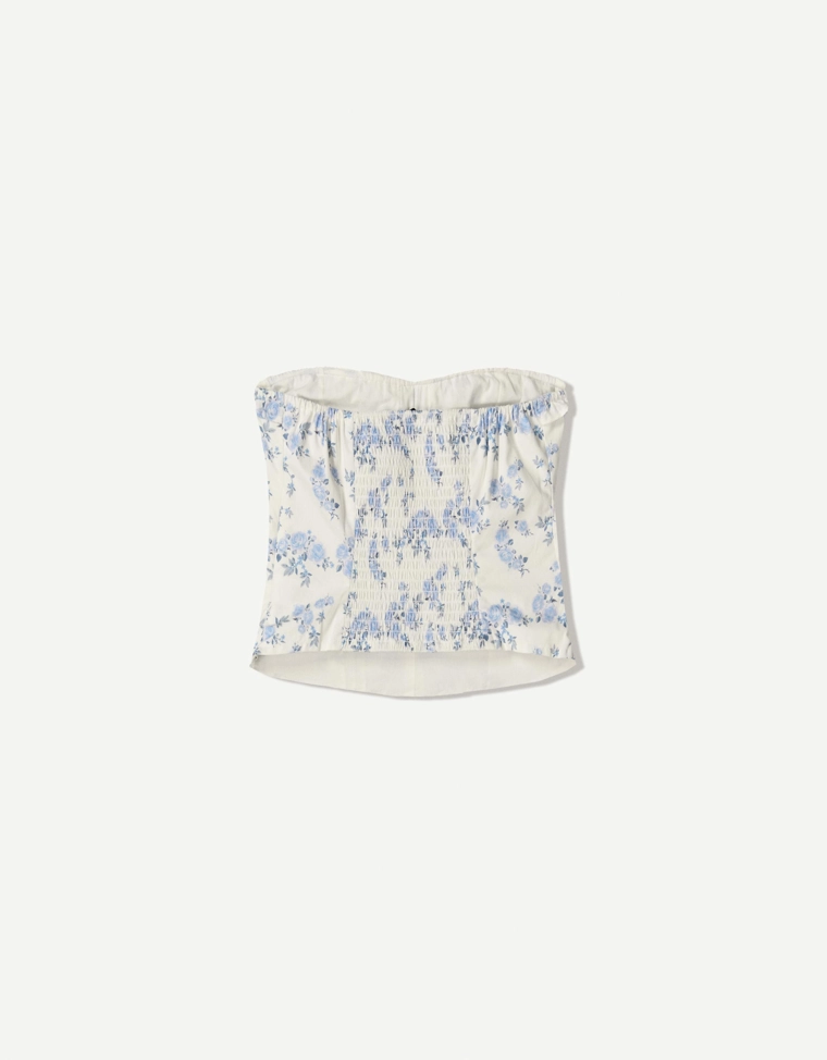 Топ бандо из поплина