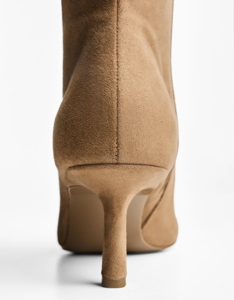 Kitten heel ankle boots