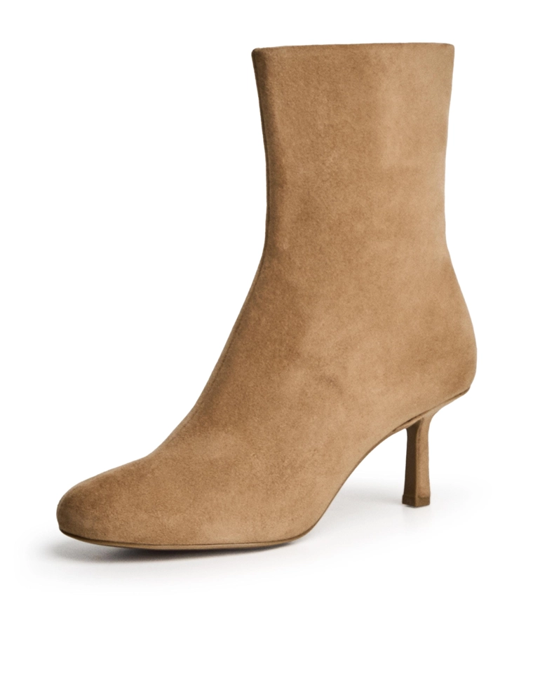 Kitten heel ankle boots