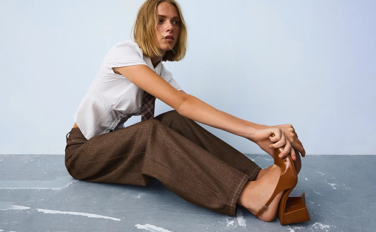 Туфли-мюли на платформе