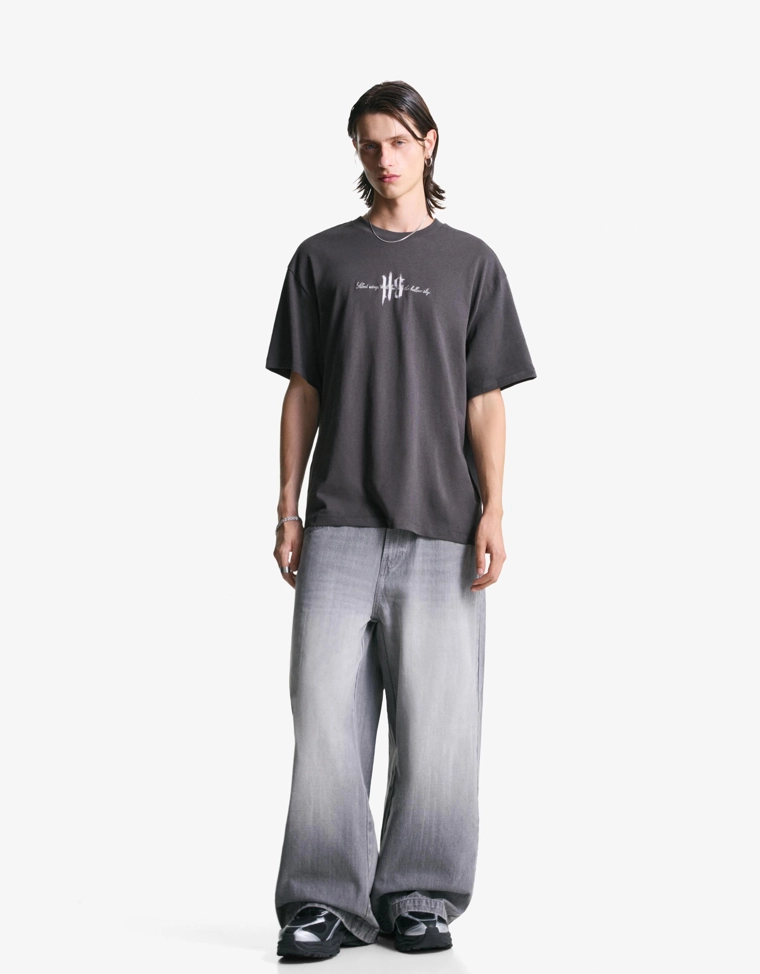 Футболка с короткими рукавами и принтом