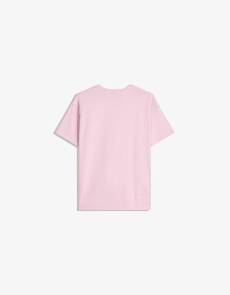 Футболка оверсайз с короткими рукавами и принтом