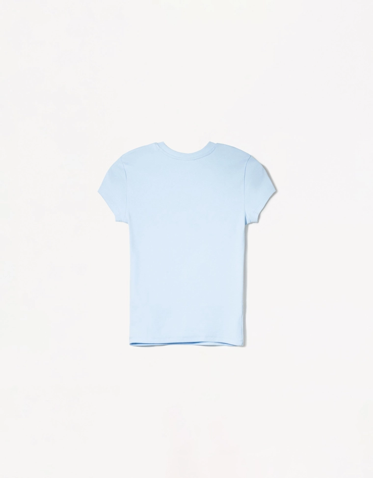 Футболка с круглым вырезом