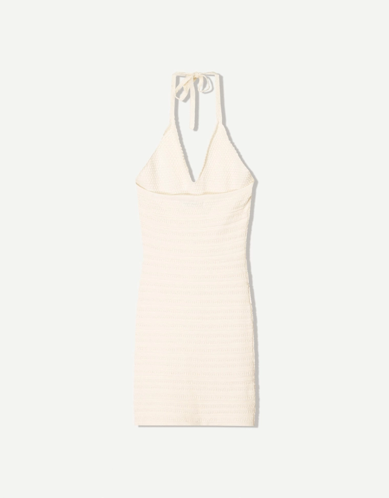 Мини-платье из кружева кроше в стиле рустик