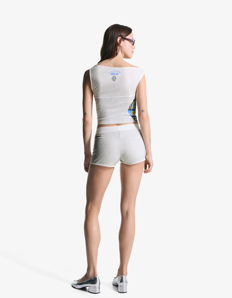 Асимметричный топ WNBA без рукавов