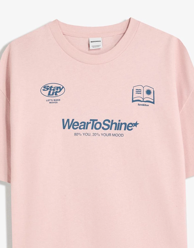 Футболка с принтом