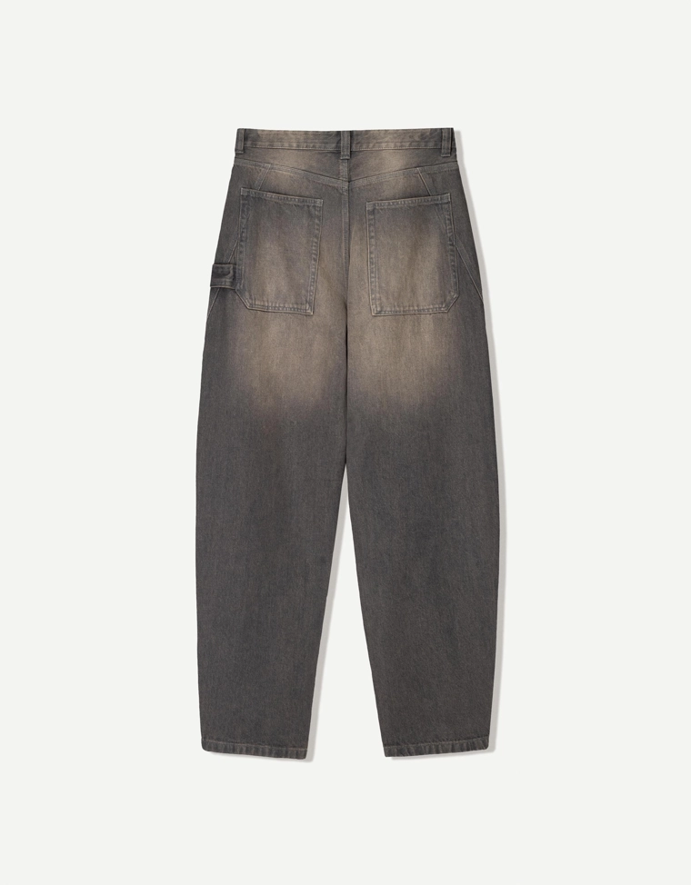 Джинсы бананы свободного кроя