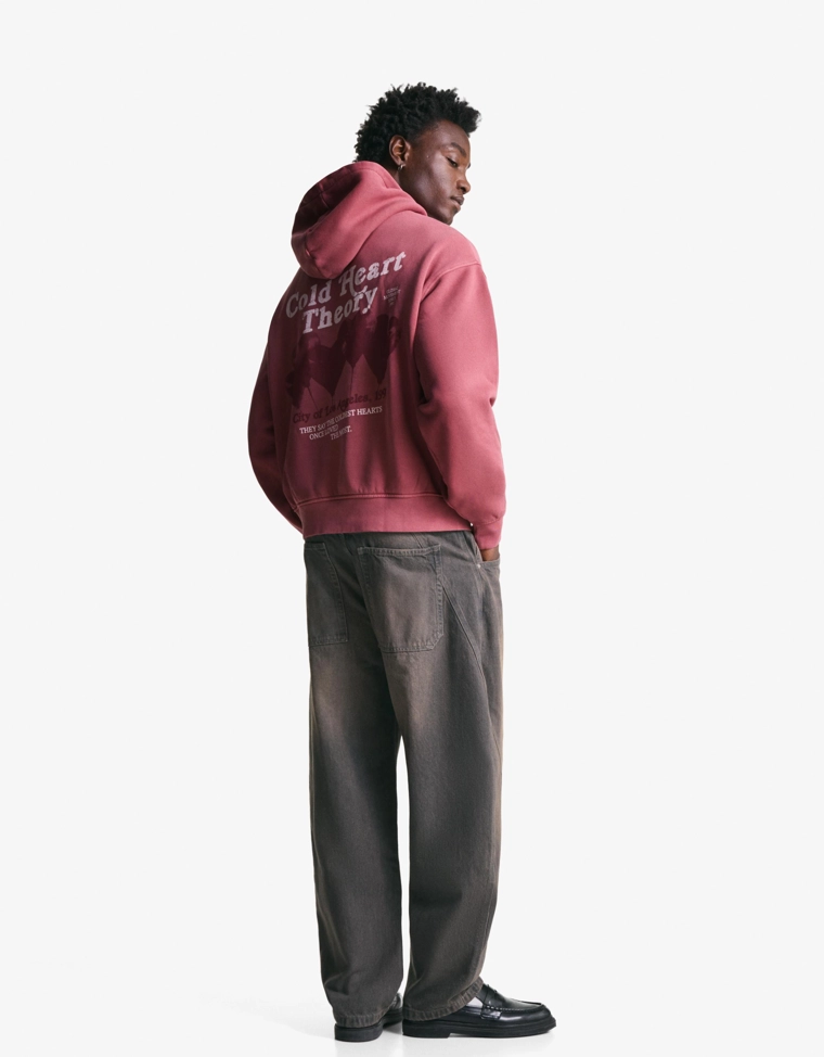 Джинсы бананы свободного кроя