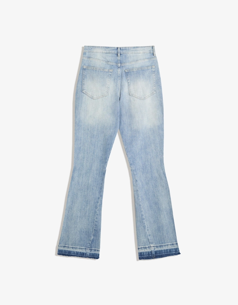 Расклешенные джинсы комфортной посадки