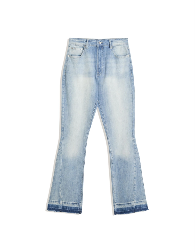 Расклешенные джинсы комфортной посадки