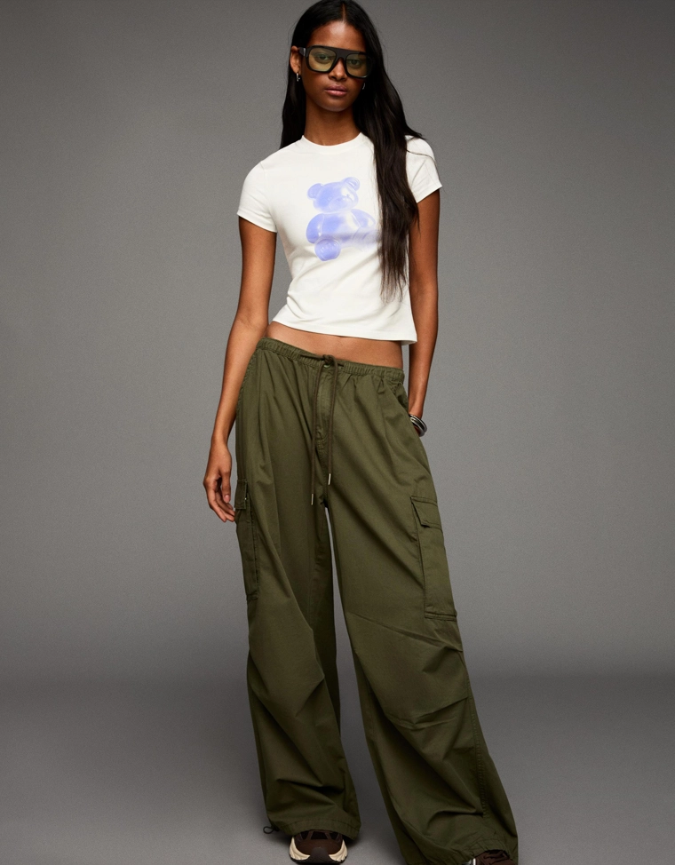 Футболка с короткими рукавами и принтом