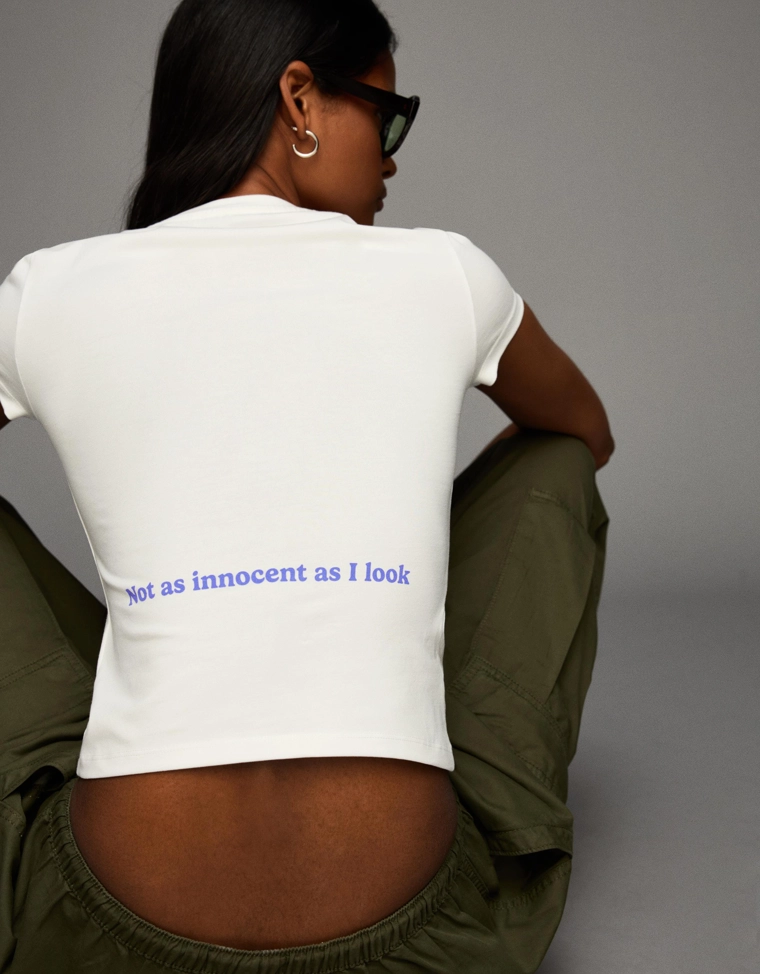 Футболка с короткими рукавами и принтом