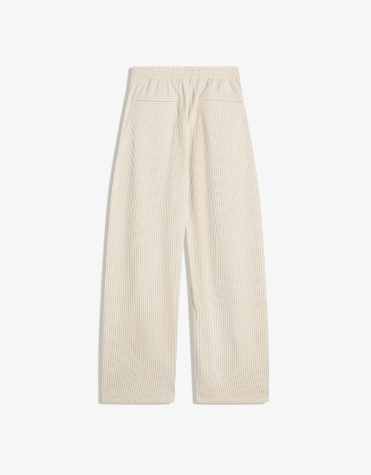 Брюки объемного свободного кроя из синели